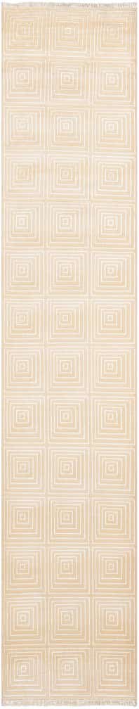 2' 7 x 13' Hand Knotted Darya Wool Runner Rug