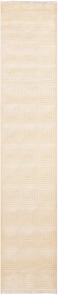 Detail image of 2' 7 x 13' Hand Knotted Darya Wool Runner Rug