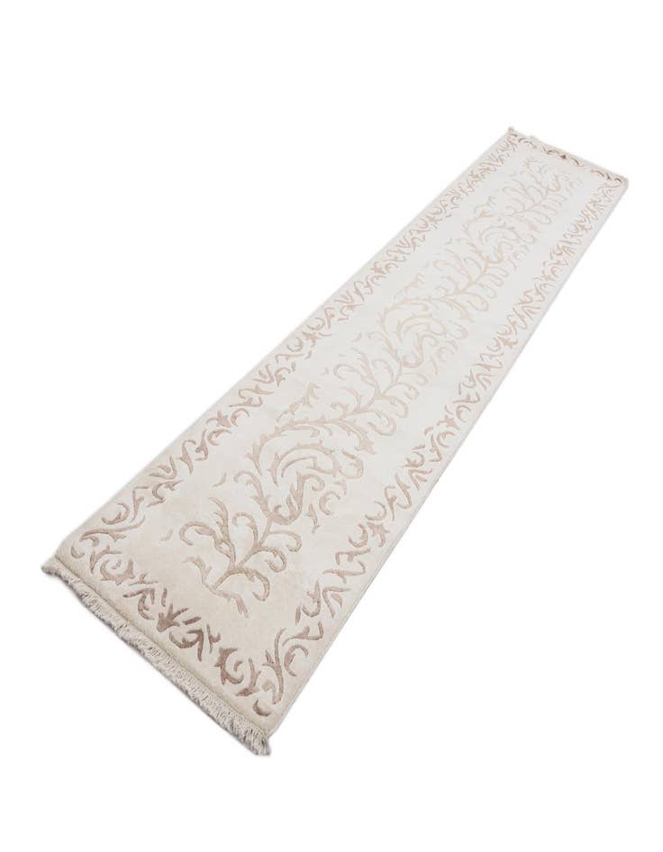 Detail image of 2' 7 x 13'  Hand Knotted Darya Wool Runner Rug