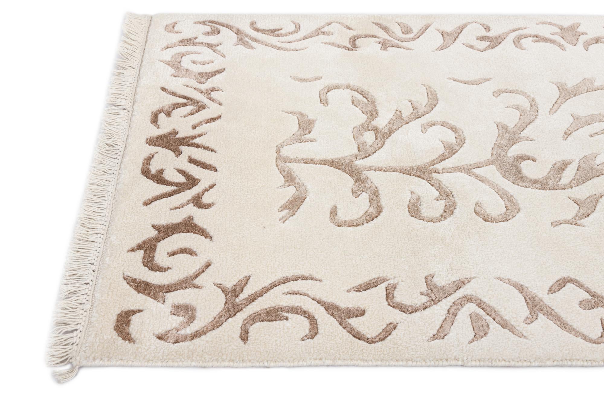 2' 7 x 13' Hand Knotted Darya Wool Runner Rug