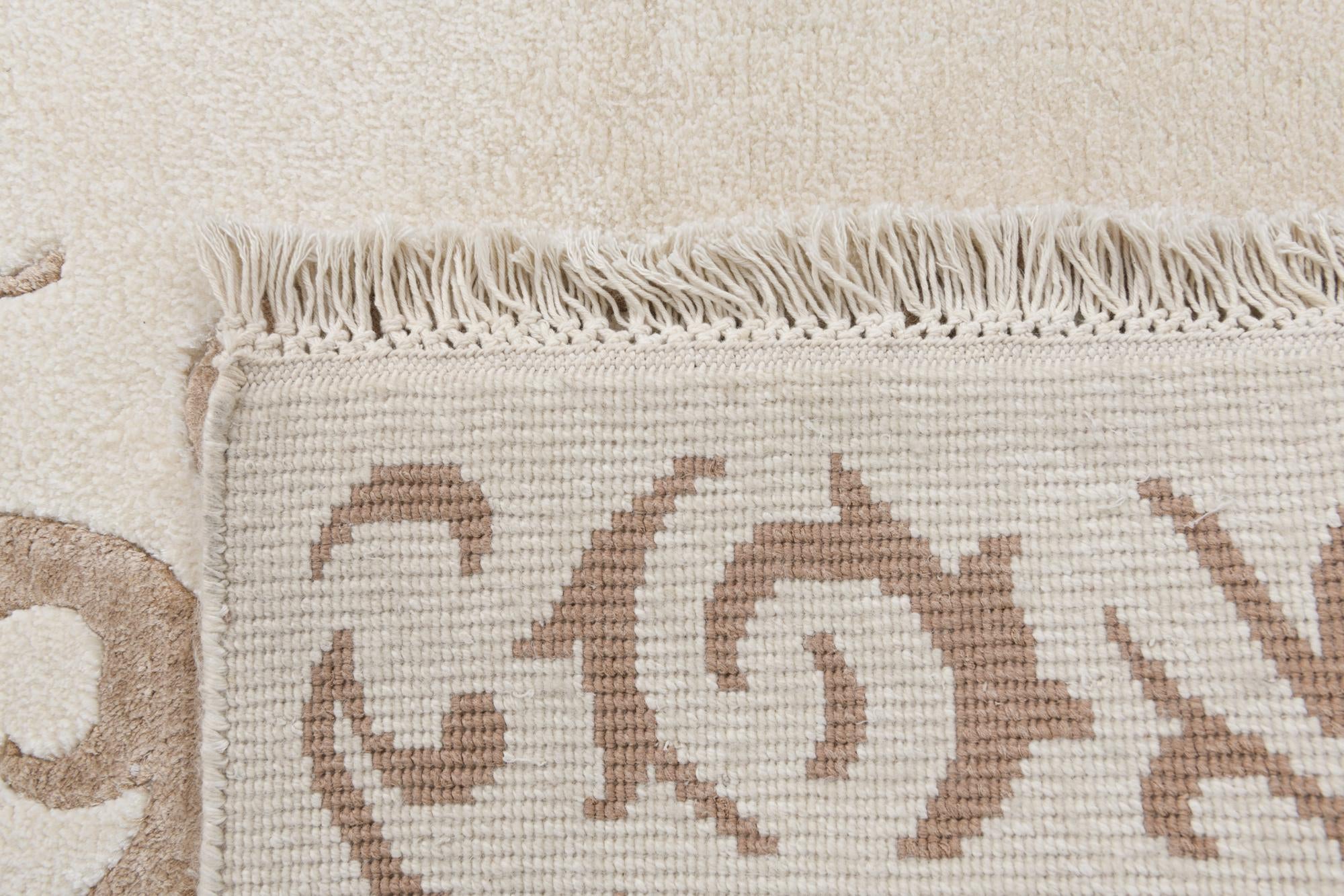 2' 7 x 13' Hand Knotted Darya Wool Runner Rug
