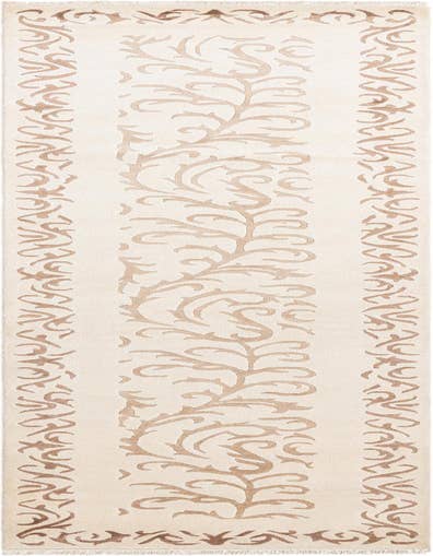 Detail image of 2' 7 x 13' Hand Knotted Darya Wool Runner Rug