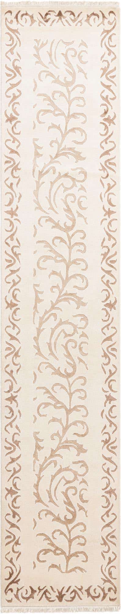 2' 7 x 13' Hand Knotted Darya Wool Runner Rug