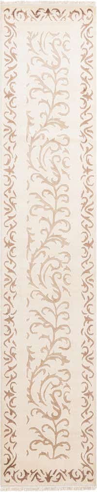 2' 7 x 13' Hand Knotted Darya Wool Runner Rug