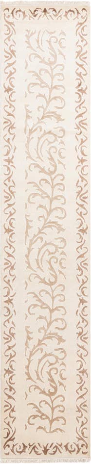 Detail image of 2' 7 x 13' Hand Knotted Darya Wool Runner Rug