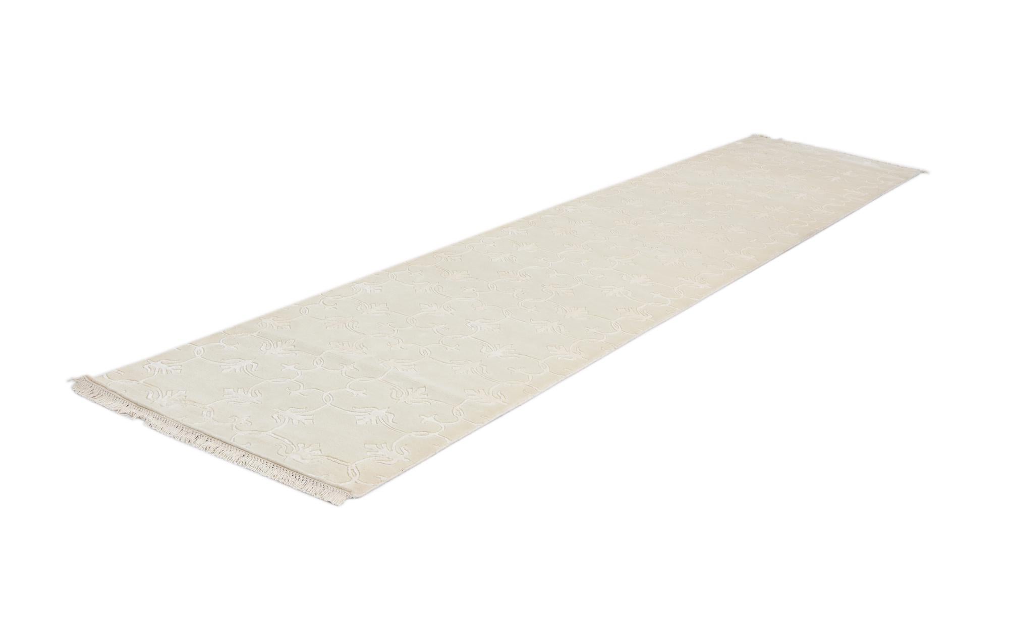 2' 7 x 13' 1 Hand Knotted Darya Wool Runner Rug