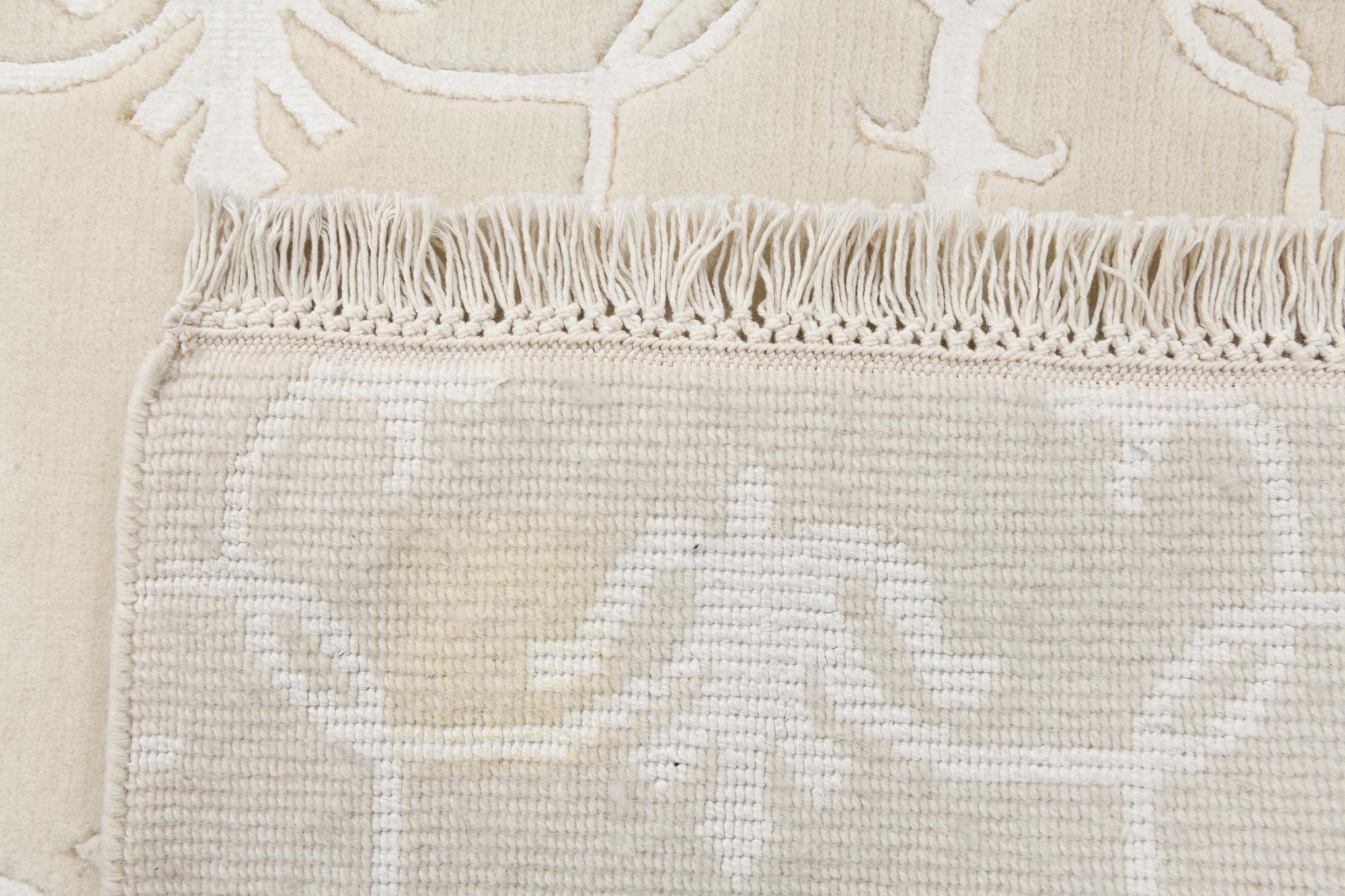 2' 7 x 13' 1 Hand Knotted Darya Wool Runner Rug