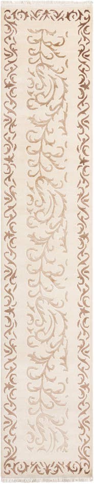 Detail image of 2' 7 x 13' 3 Hand Knotted Darya Wool Runner Rug