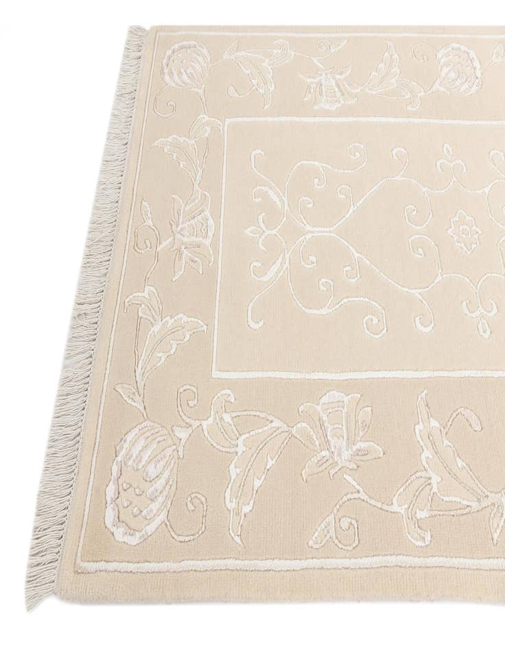 Detail image of 3' 1 x 13' 3  Hand Knotted Darya Wool Runner Rug