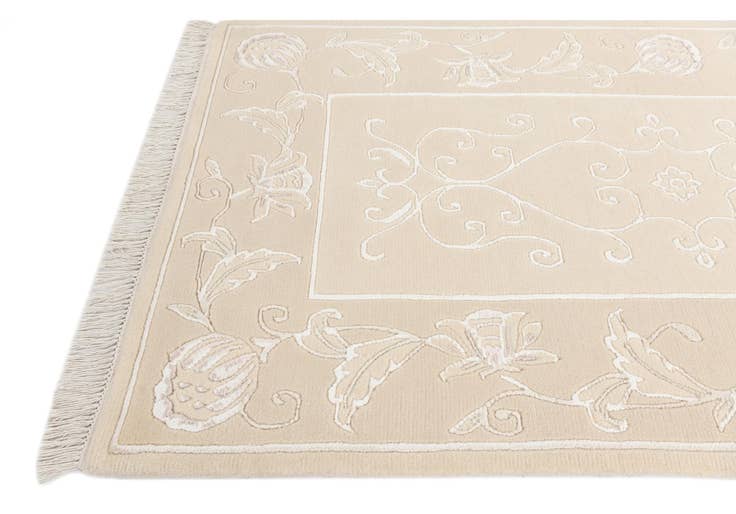 Detail image of 3' 1 x 13' 3 Hand Knotted Darya Wool Runner Rug