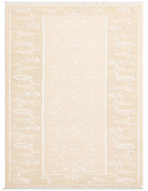 Detail image of 3' 1 x 13' 3 Hand Knotted Darya Wool Runner Rug