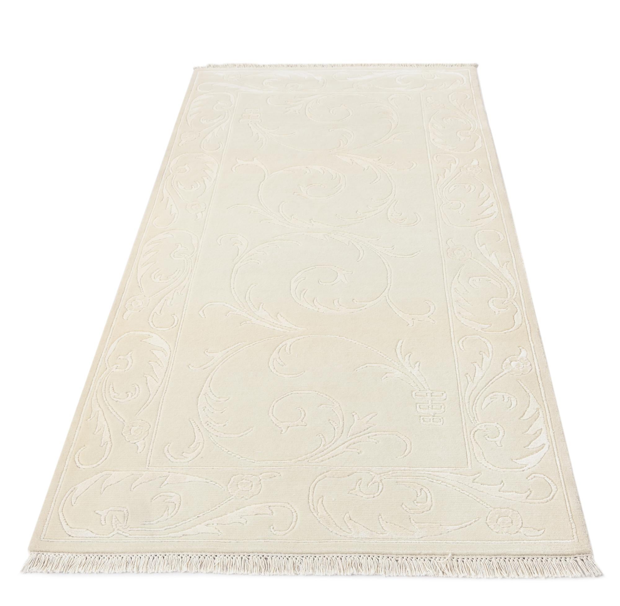 3' 4 x 6' 8 Hand Knotted Darya Wool Runner Rug