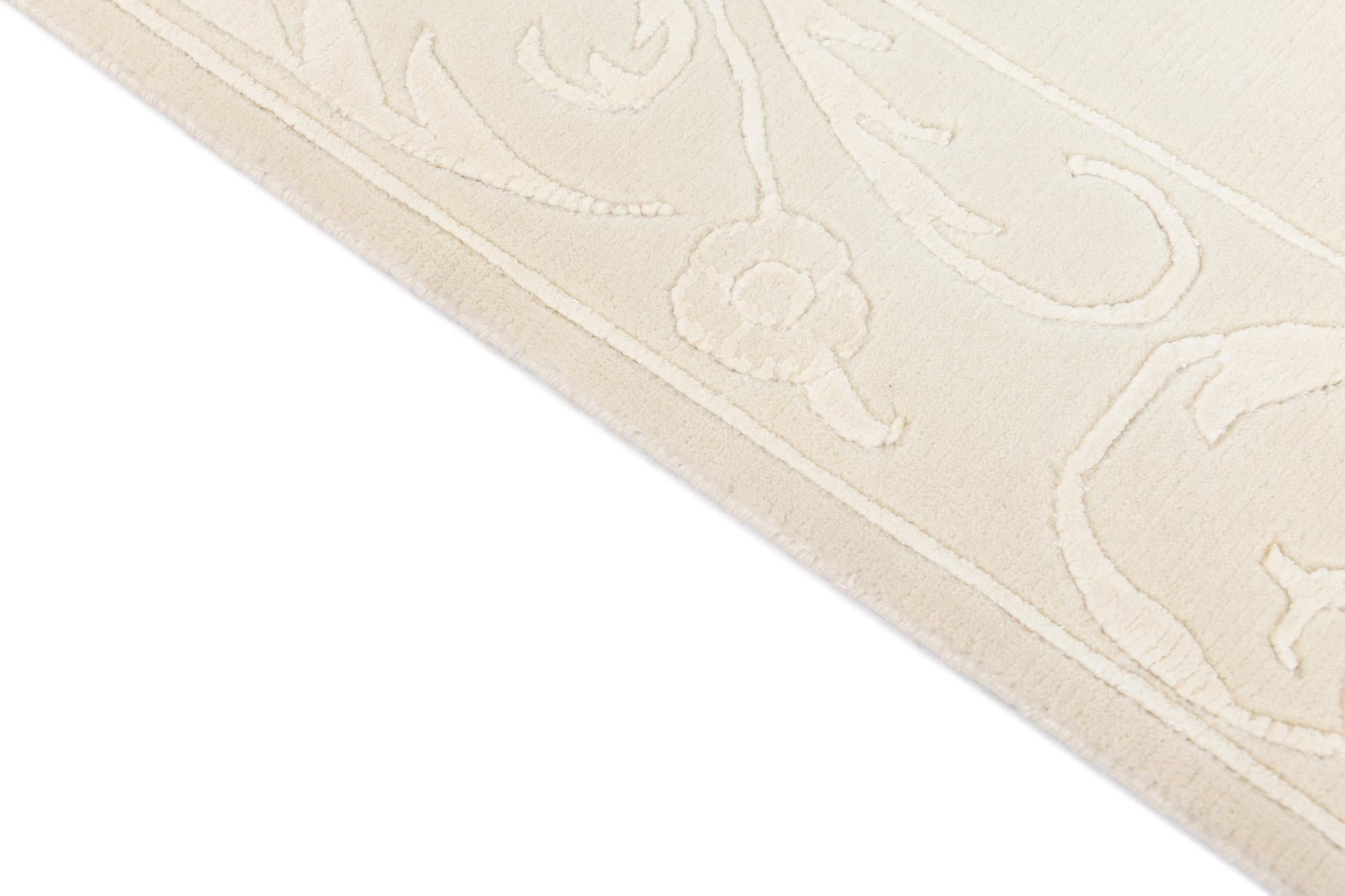 3' 4 x 6' 8 Hand Knotted Darya Wool Runner Rug