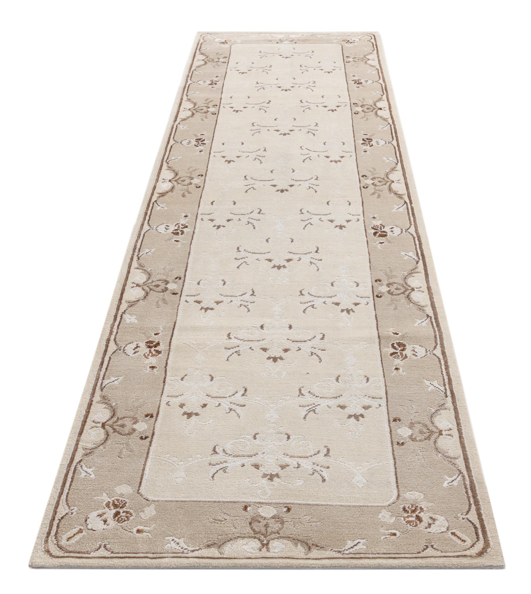 2' 11 x 10' 4 Hand Knotted Darya Wool Runner Rug