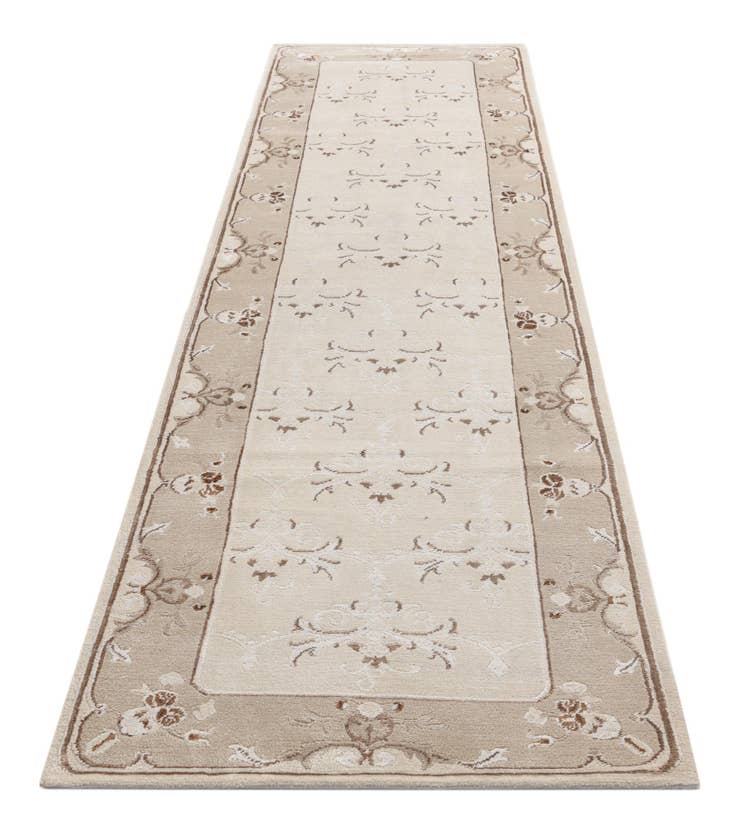 Detail image of 2' 11 x 10' 4 Hand Knotted Darya Wool Runner Rug