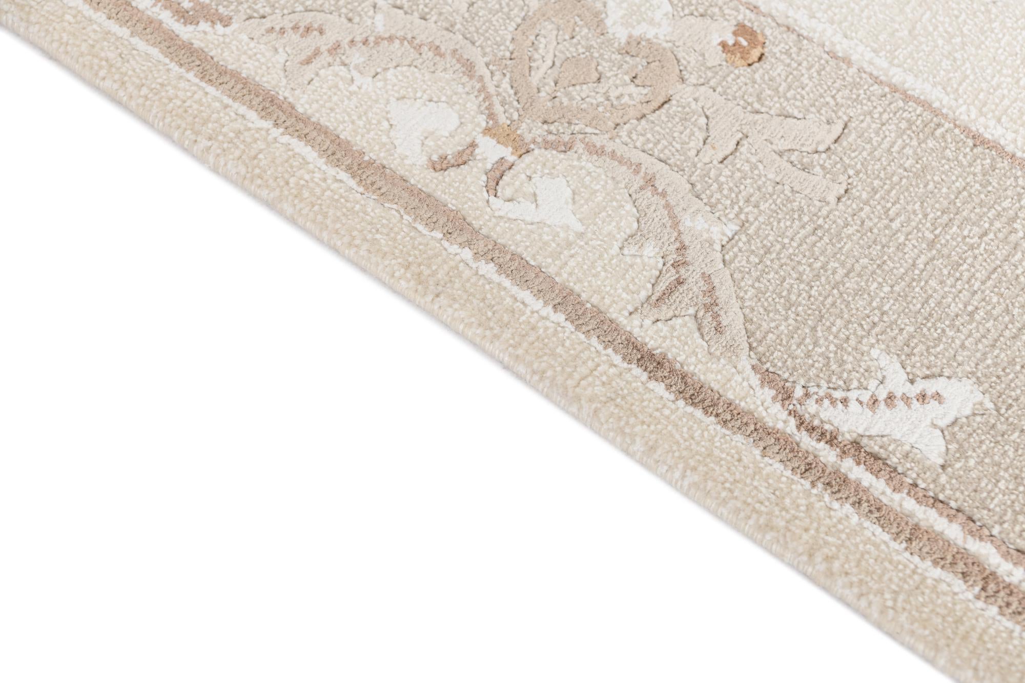 2' 11 x 10' 4 Hand Knotted Darya Wool Runner Rug