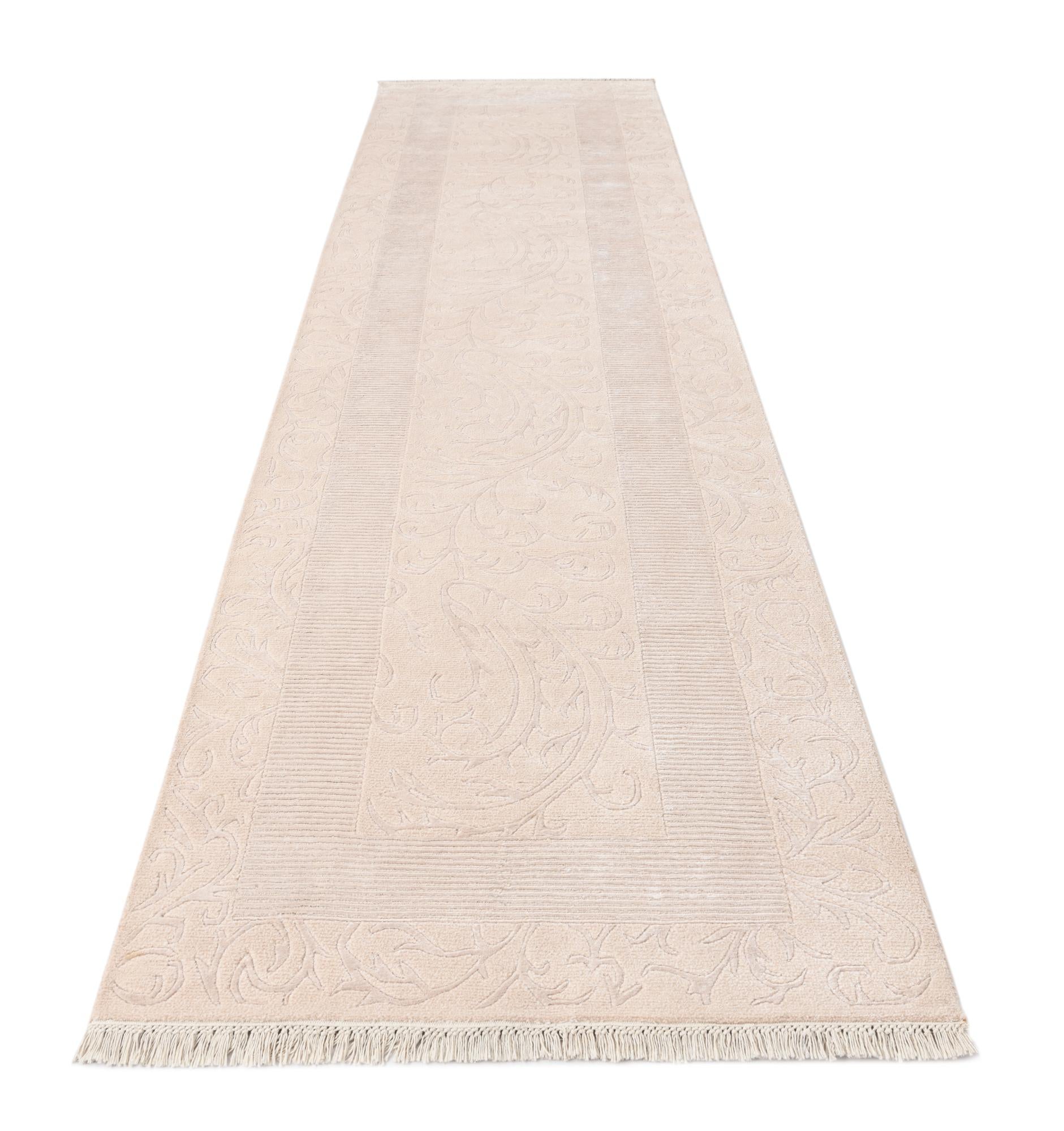 3' 3 x 12' 9 Hand Knotted Darya Runner Rug