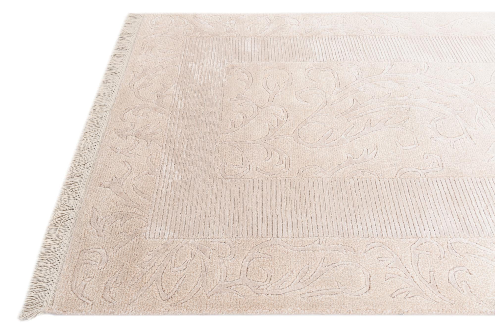 3' 3 x 12' 9 Hand Knotted Darya Runner Rug