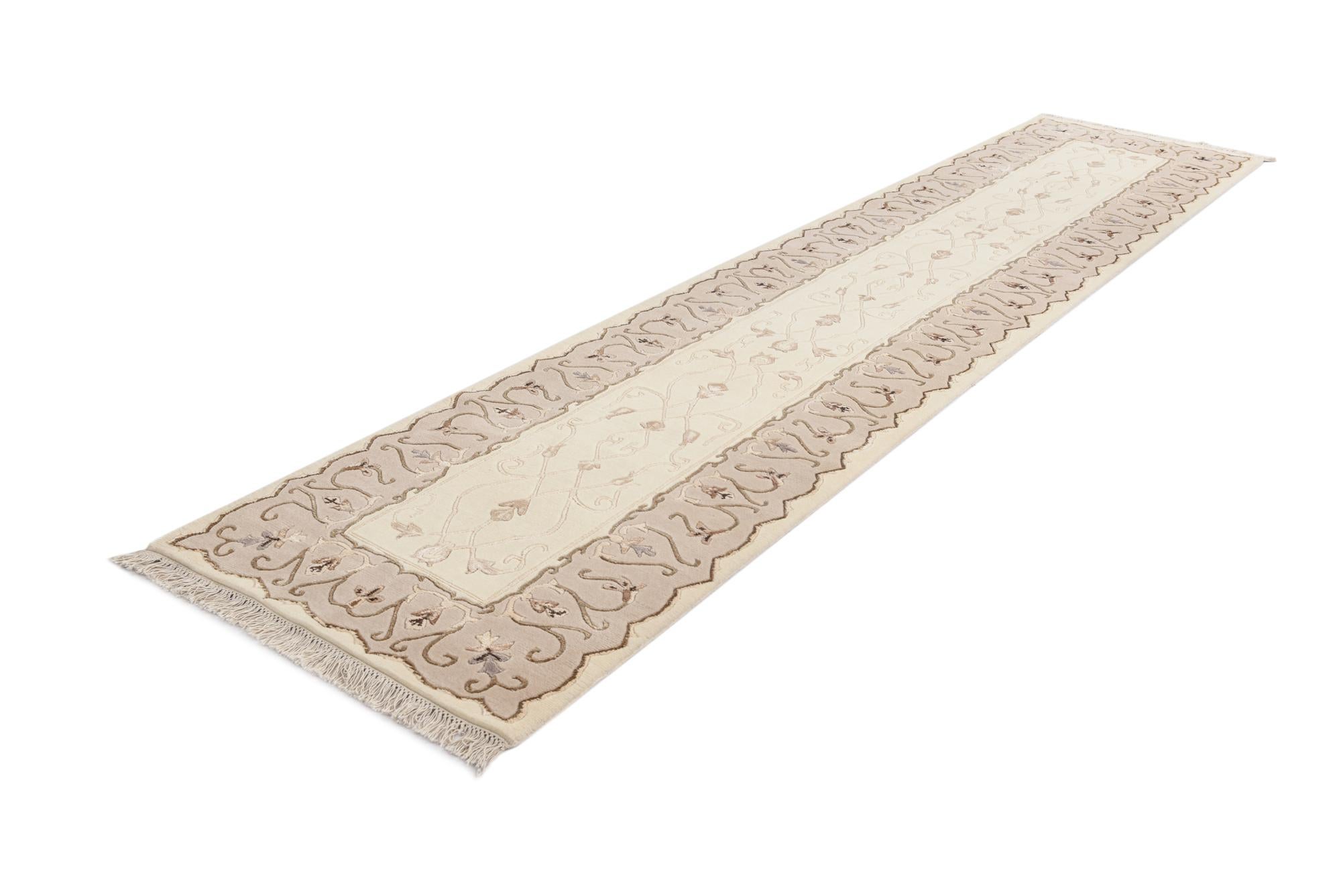 2' 11 x 13' 1 Hand Knotted Darya Wool Runner Rug