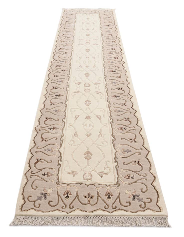 Detail image of 2' 11 x 13' 1  Hand Knotted Darya Wool Runner Rug