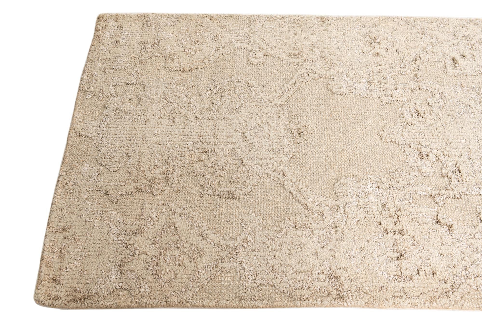 2' 10 x 8' 9 Hand Knotted Darya Runner Rug