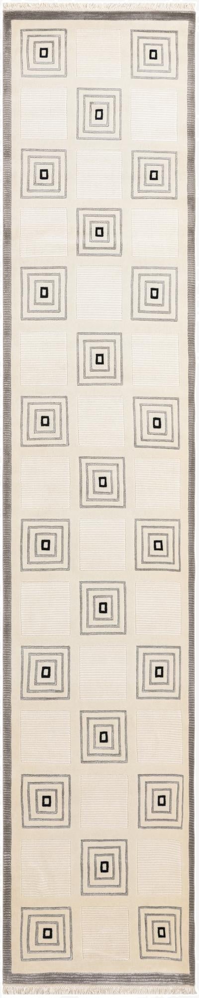 2' 7 x 13'  Hand Knotted Darya Wool Runner Rug