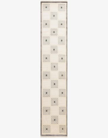 2' 7 x 13' Hand Knotted Darya Wool Runner Rug