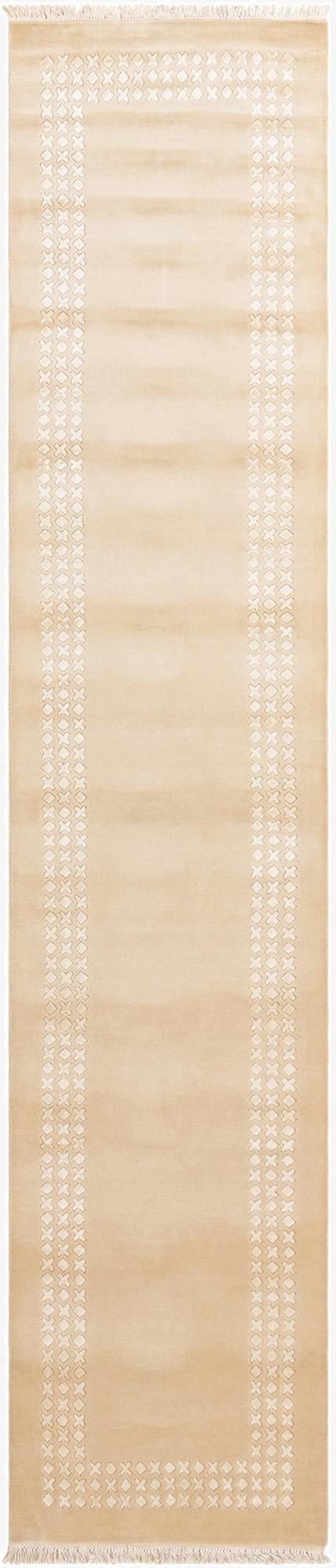 2' 8 x 13'  Hand Knotted Darya Wool Runner Rug
