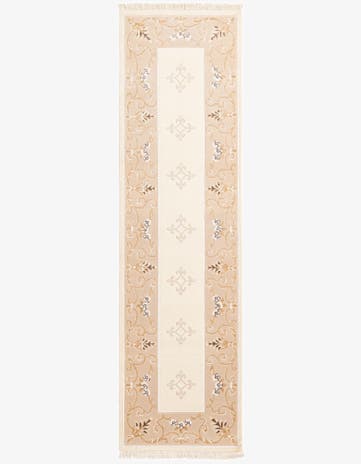 2' 9 x 9' 9 Hand Knotted Darya Wool Runner Rug