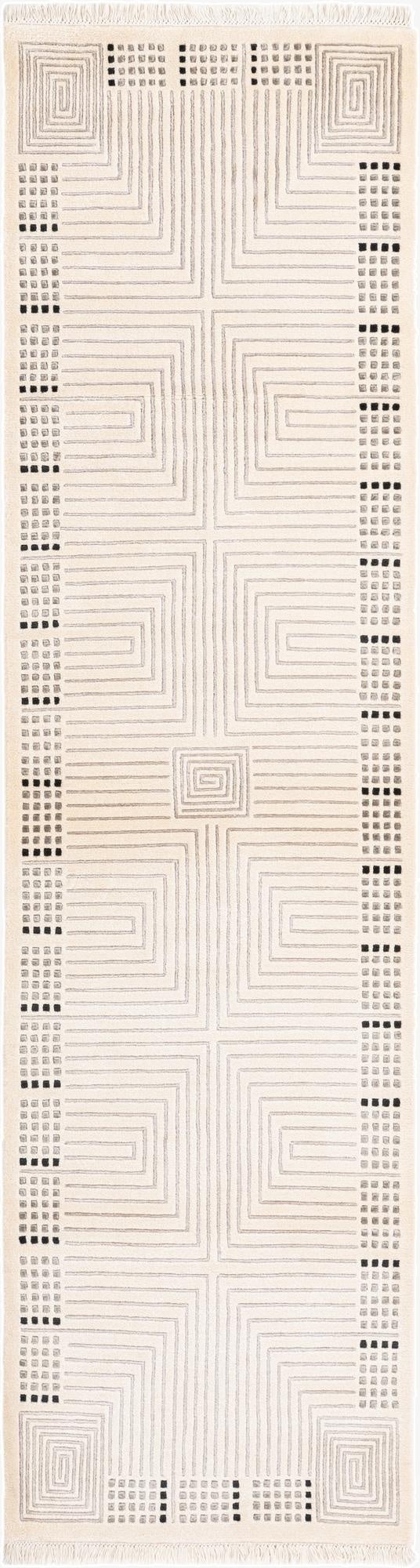 Primary image 2' 8 x 10'  Hand Knotted Darya Wool Runner Rug