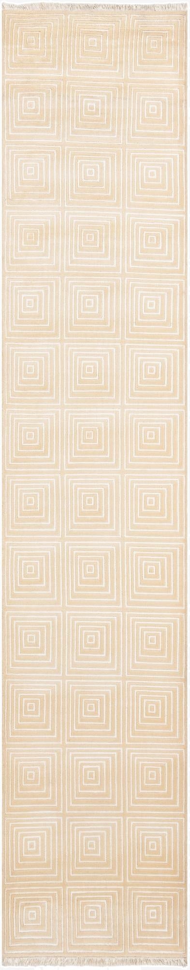 2' 7 x 13'  Hand Knotted Darya Wool Runner Rug