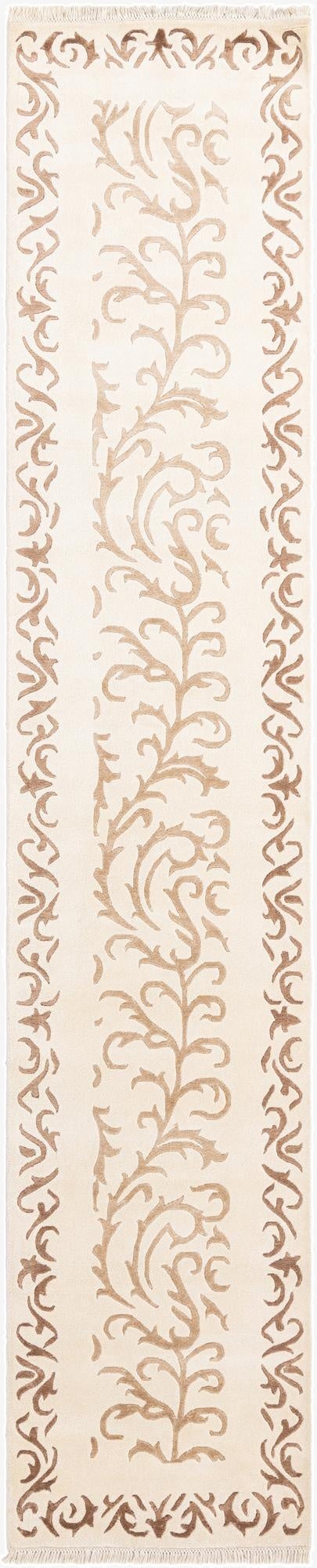 2' 7 x 13' 2  Hand Knotted Darya Wool Runner Rug