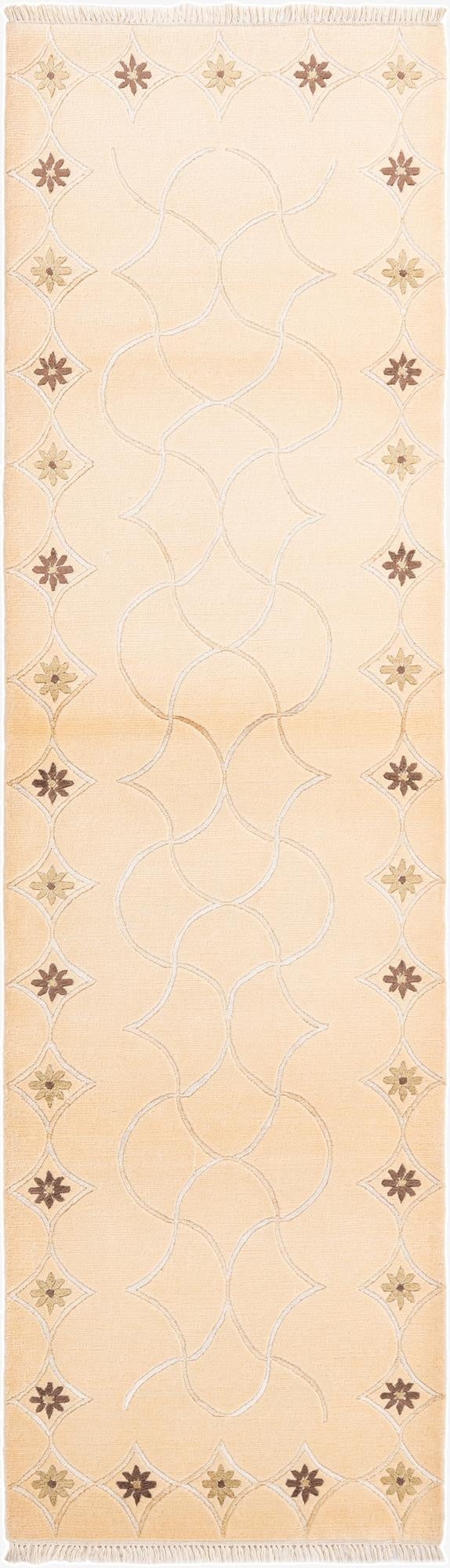 Primary image 2' 7 x 9' 10  Hand Knotted Darya Wool Runner Rug
