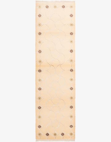 2' 7 x 9' 10 Hand Knotted Darya Wool Runner Rug