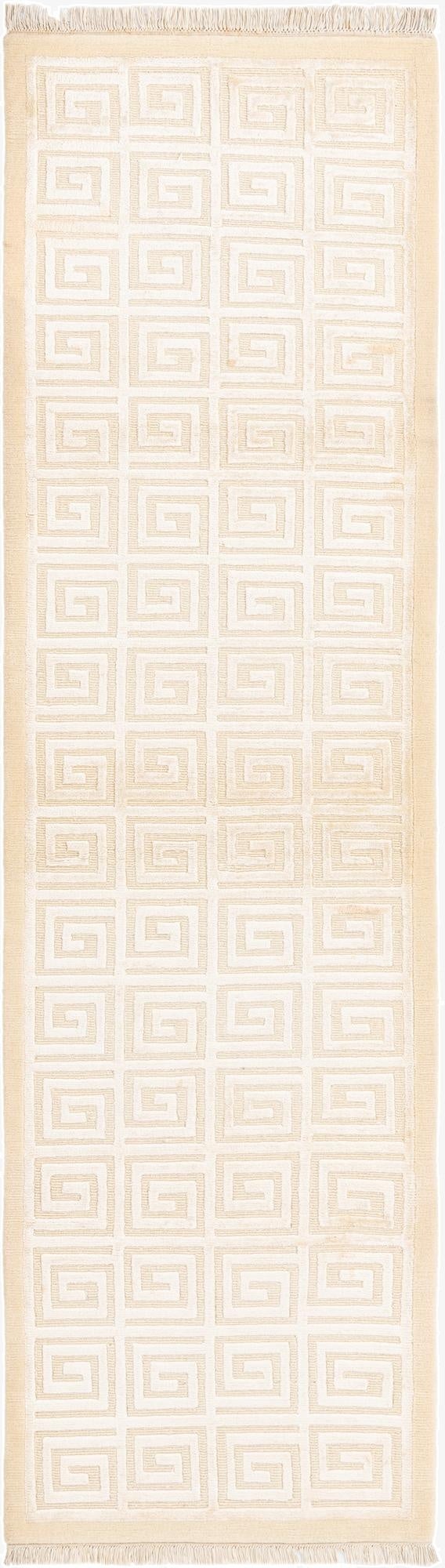 2' 10 x 9' 10  Hand Knotted Darya Wool Runner Rug