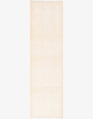 2' 7 x 9' 10 Hand Knotted Darya Wool Runner Rug