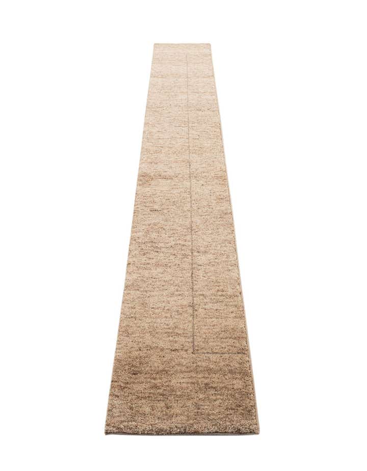 1' 8 x 11' 6 Hand Knotted Gabbeh Wool Runner Rug