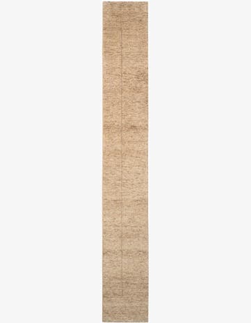 1' 8 x 11' 6 Hand Knotted Gabbeh Wool Runner Rug