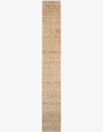 1' 8 x 11' 6 Hand Knotted Gabbeh Wool Runner Rug
