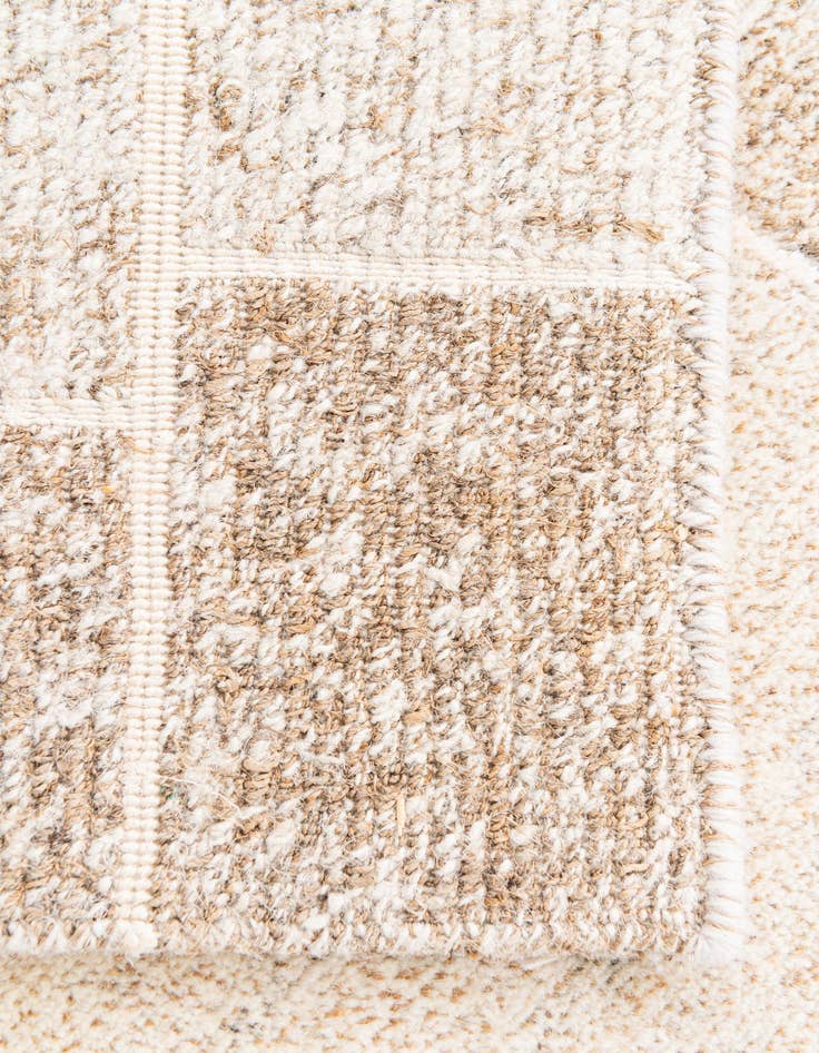 Detail image of 2' 5 x 4' 8  Hand Knotted Kashkuli Gabbeh Wool Runner Rug