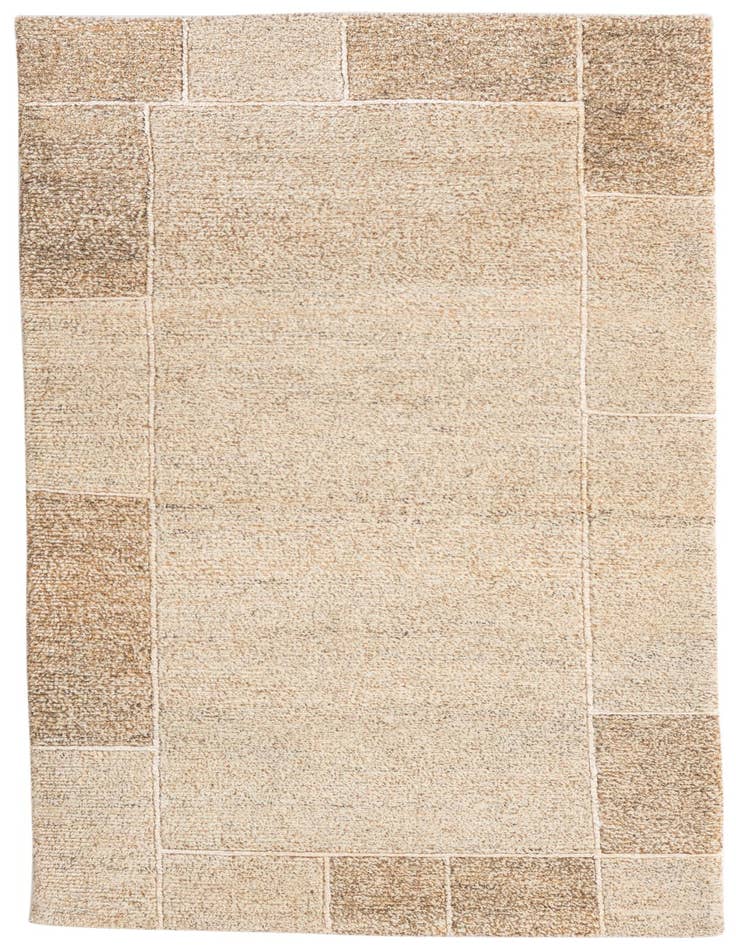 Detail image of 2' 5 x 4' 8 Hand Knotted Kashkuli Gabbeh Wool Runner Rug