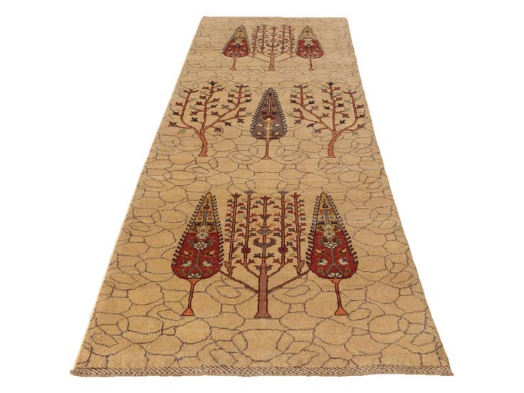 Detail image of 2' 11 x 10' Hand Knotted Kazak Runner Rug