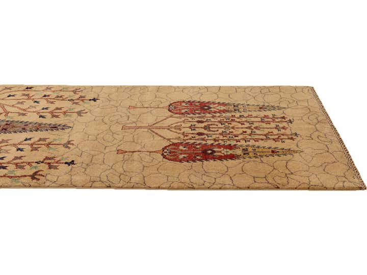 2' 11 x 10' Hand Knotted Kazak Runner Rug