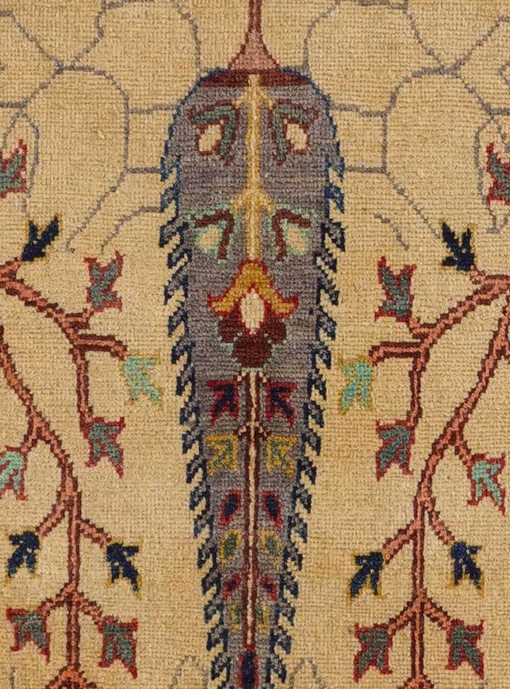2' 11 x 10' Hand Knotted Kazak Runner Rug