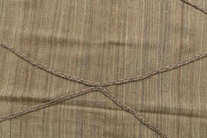 4' 6 x 9' 10 Hand Woven Kilim Modern Wool Runner Rug