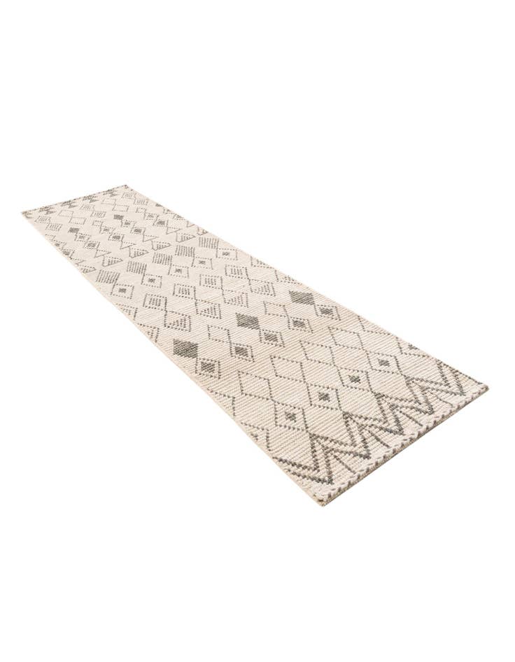 Detail image of 2' 7 x 10' 2 Hand Knotted Moroccan Wool Runner Rug