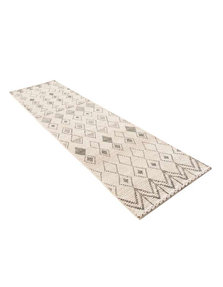 2' 7 x 10' 2 Hand Knotted Moroccan Wool Runner Rug