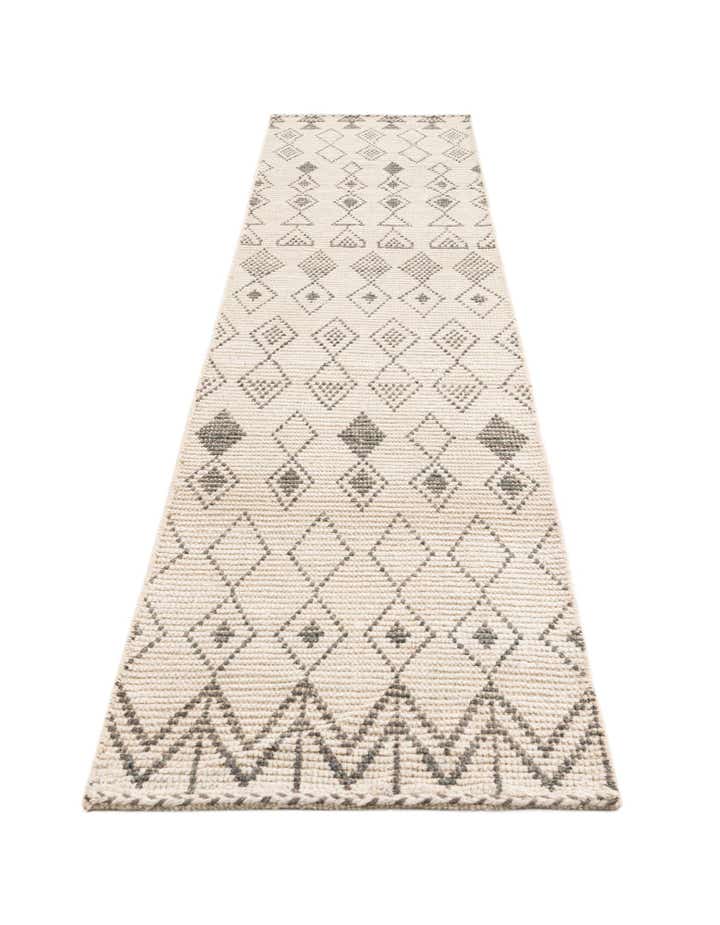 2' 7 x 10' 2 Hand Knotted Moroccan Wool Runner Rug