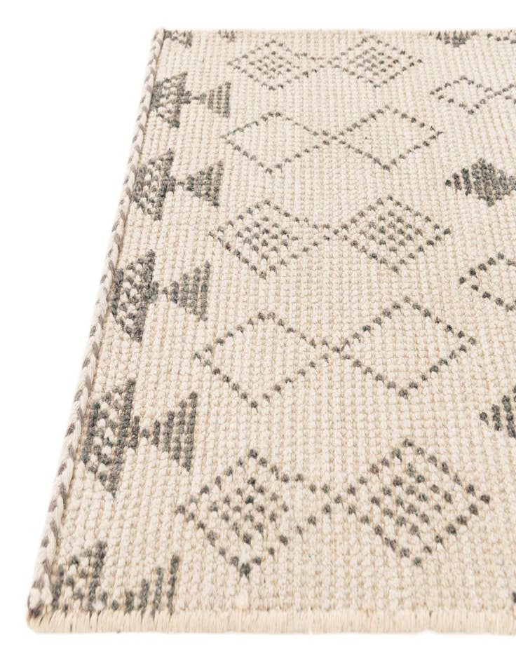 Detail image of 2' 7 x 10' 2 Hand Knotted Moroccan Wool Runner Rug