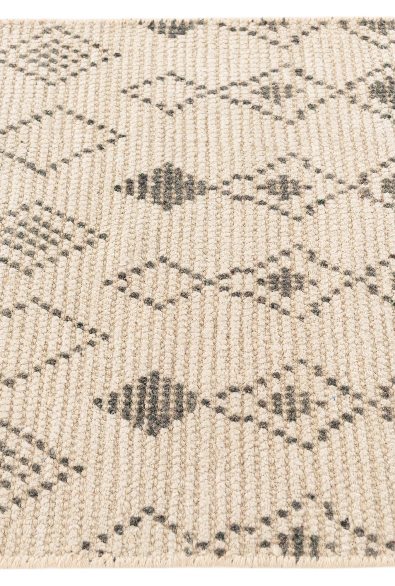 2' 7 x 10' 2 Hand Knotted Moroccan Wool Runner Rug